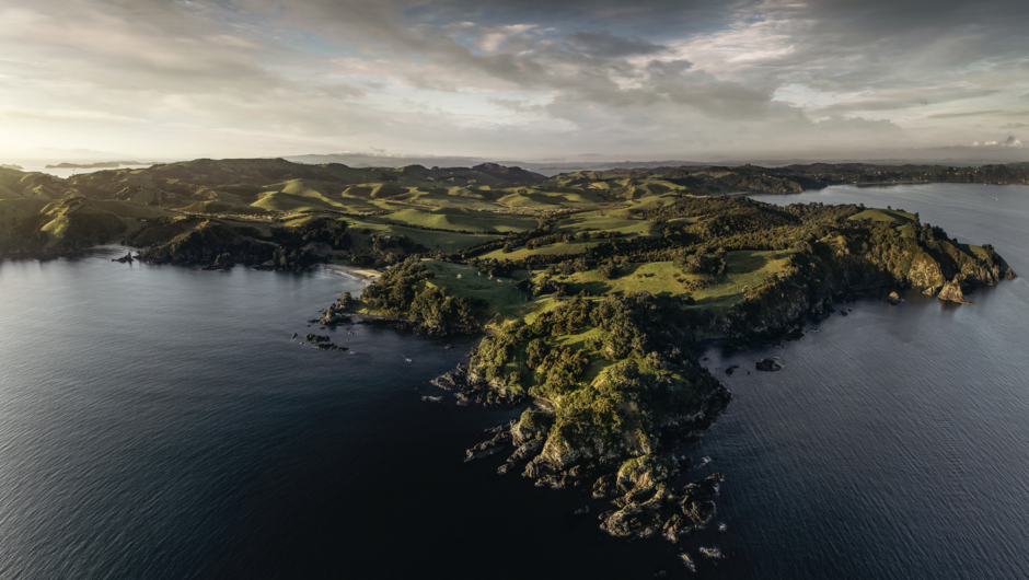 Waiheke Island by helicopter