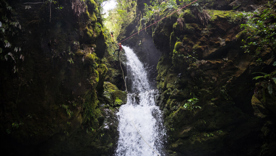 The magnificent cascade of Hidden Falls