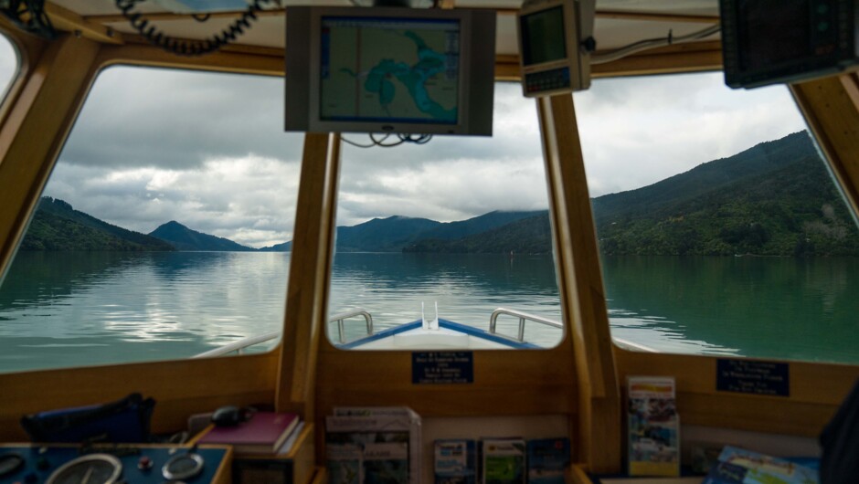 Heading into the Pelorus Sound