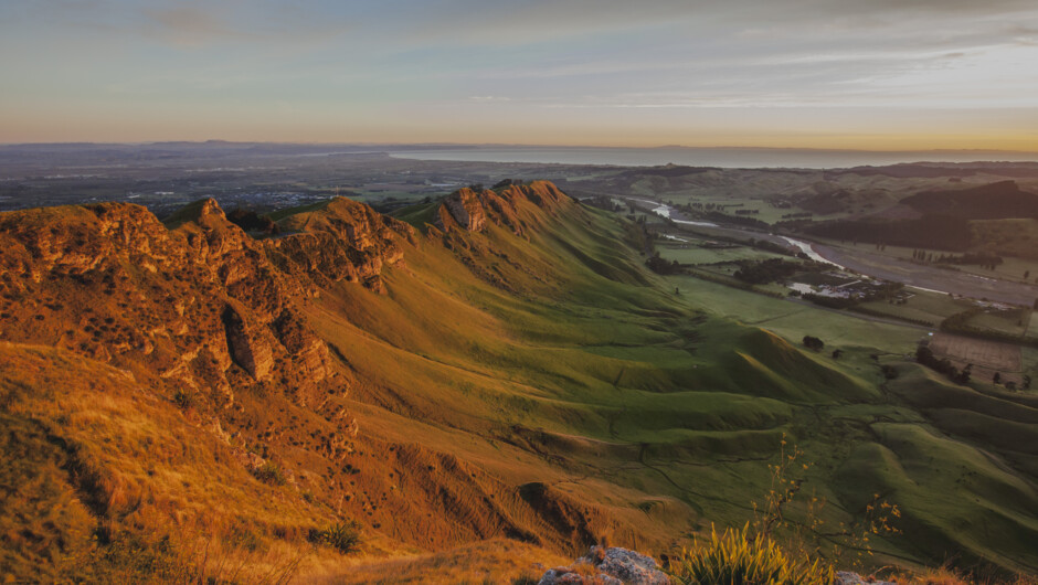 Te Mata Peak at sunrise