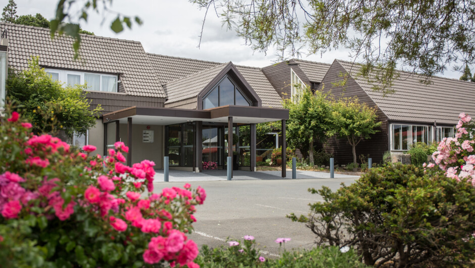 Dunedin Leisure Lodge entrance