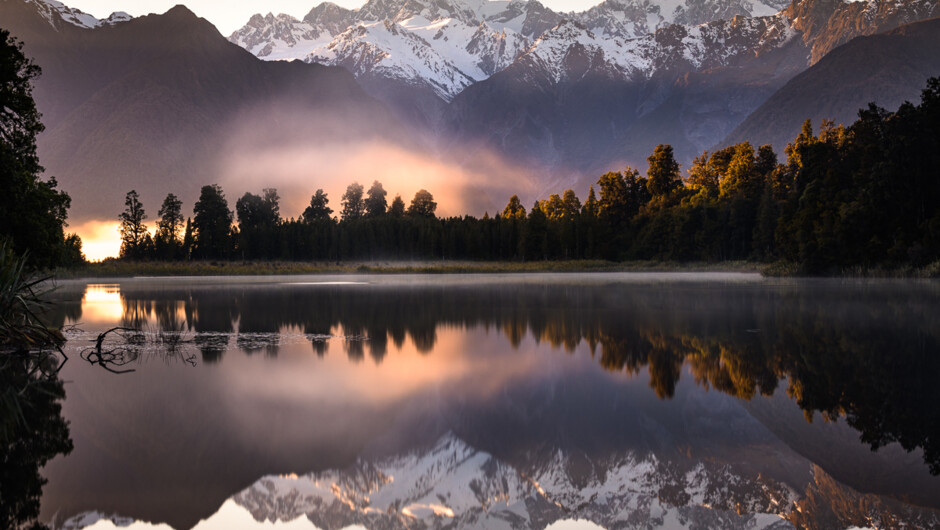 Lake Matheson, West Coast, New Zealand