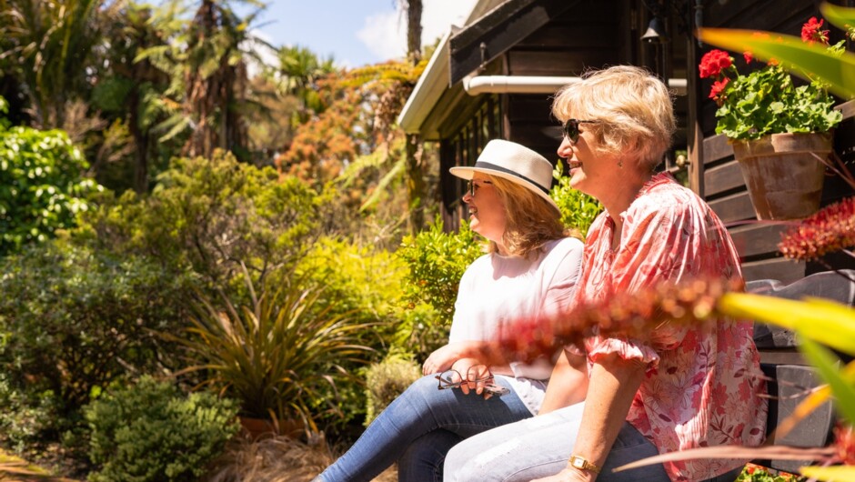 Ladies enjoying Garden Festival