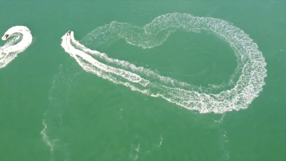 Akaroa Jet ski hire action