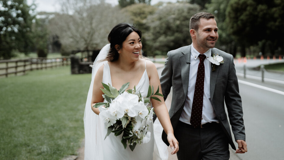 Wedding at Cornwall Park