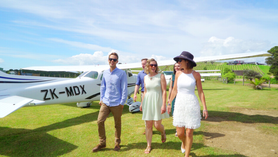 Waiheke Island by Sea, Land and Sky