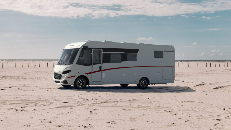 Concierge-Supported Luxury German Motorhomes - Our Premium A-Class is a one of a kind rental motorhome, that is only available at McRent featuring a grand panoramic windscreen