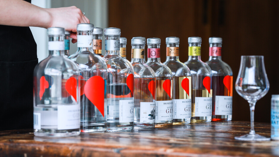 Full range of Broken Heart Spirits