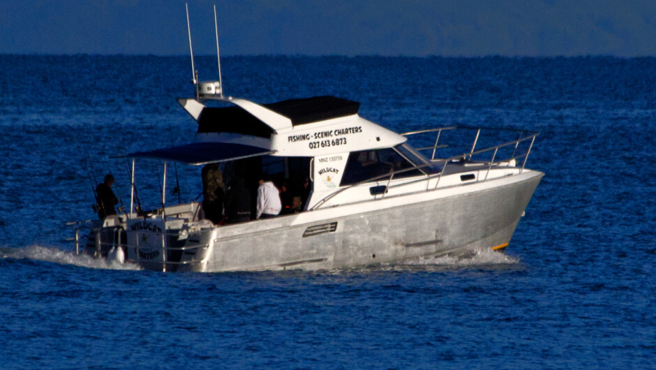 MV Wildcat heading out.