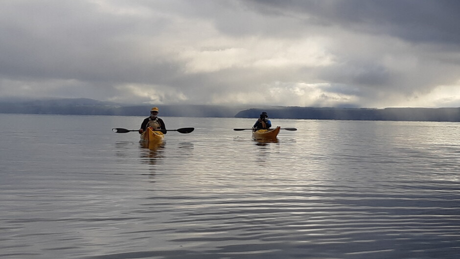 Kayaking through the Western Bays - Kawakawa Bay to Kinloch with Taupo Kayaking Adventures