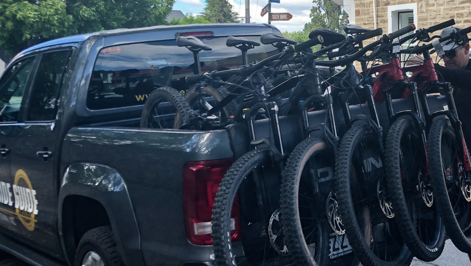 Bikes on the ute