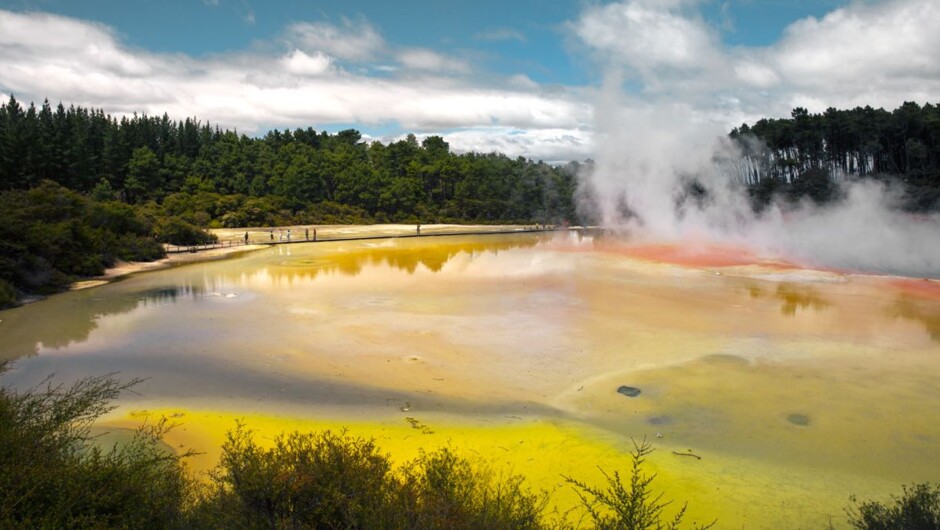 Wai O Tapu - a kaleidoscope of colour