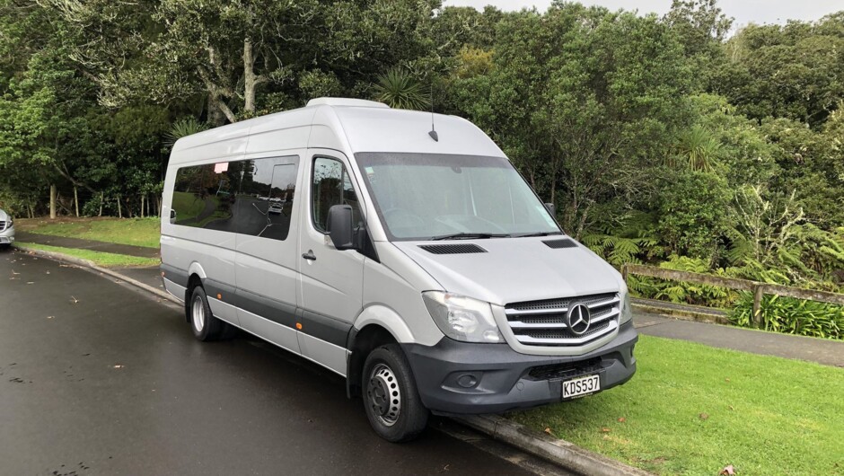 Transport up to 16 passengers available with luggage space.