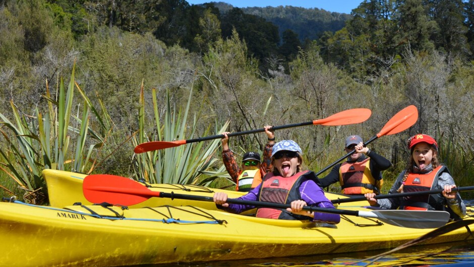 Kayaking Okarito Lagoon