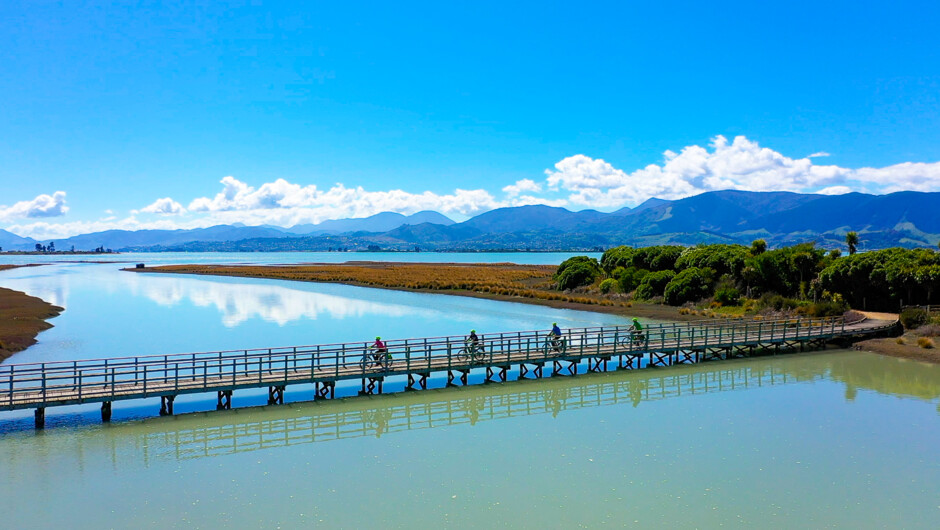 Beautiful boardwalks. Richmond to Mapua.