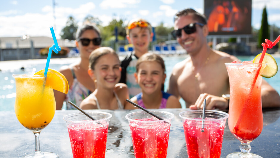 Movie & Cocktails at the Lagoon Swim-up Bar