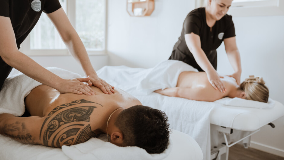 Book the ultimate experience with a massage after your spa.