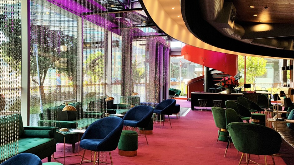 Enjoy a drink before the show in The Lounge at ASB Waterfront Theatre