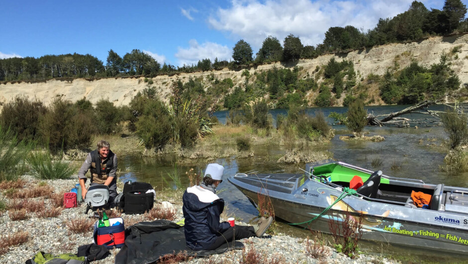 There's always a private beach or island we can access with our river boat for lunch