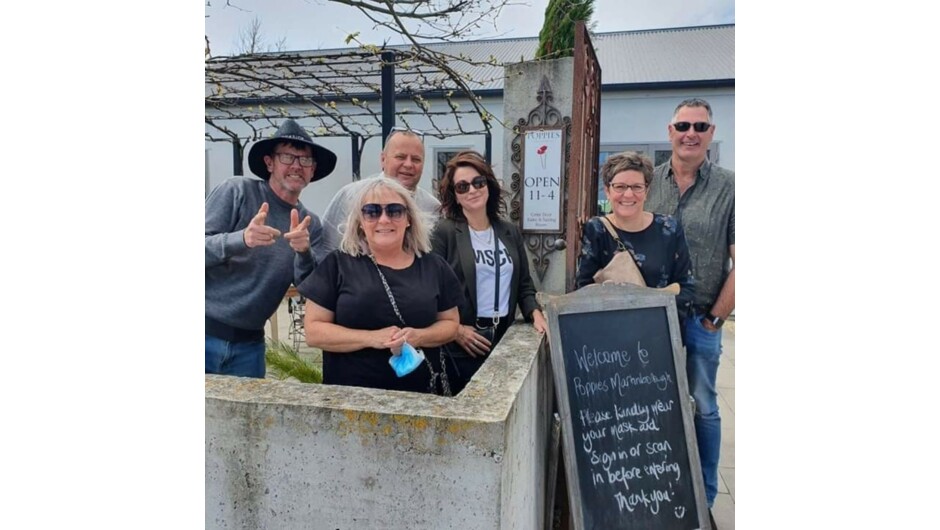 Full-Day Wine Tour Group at Poppies