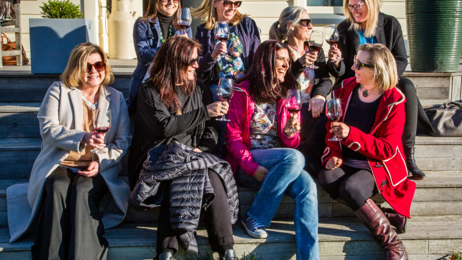 Wine tour group