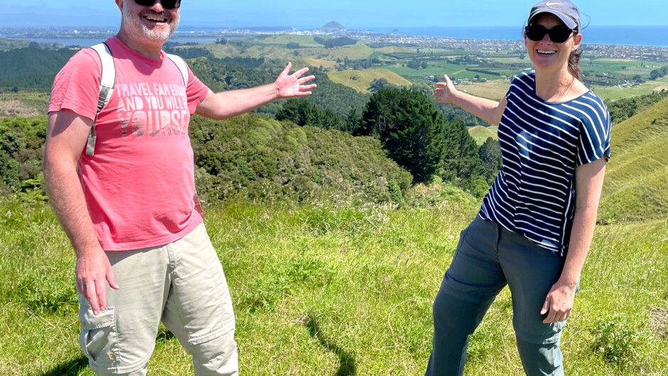 Stunning views of Tauranga Harbour and shoreline.