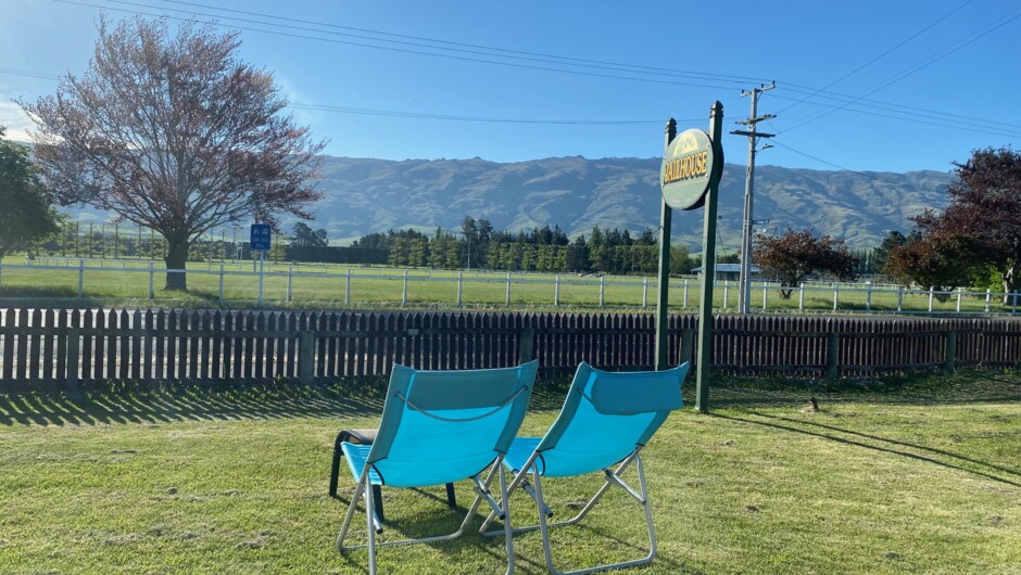 Lounge in the Garden at the end of the day