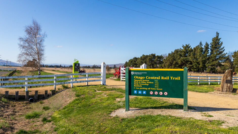 Start of the Rail Trail