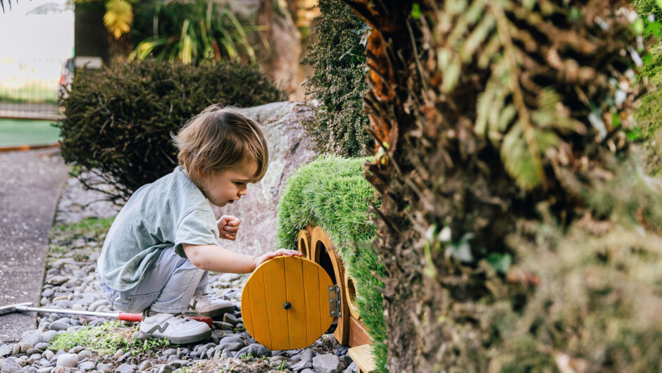 Little fairy doors to discover along the way.