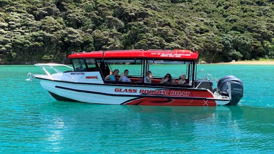 Nemo the Glass Bottom Boat at Otehei Bay