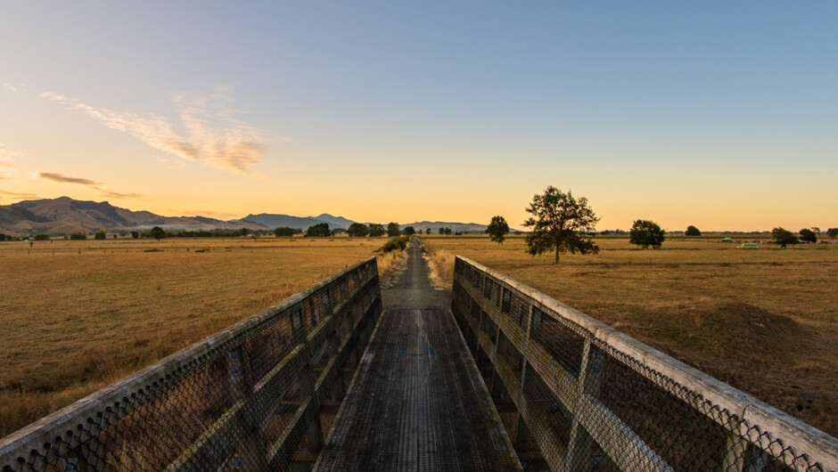 The Hauraki Rail Trail is a Grade 1 ride, with amazing vistas.