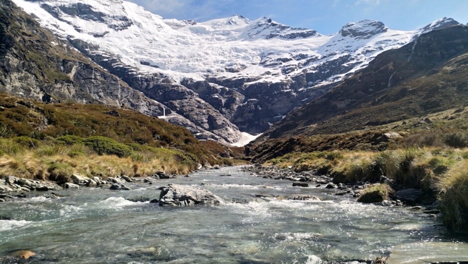 Mt Earnslaw Glacier River