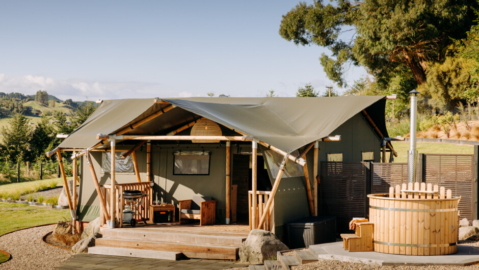 Canopy Camping Escapes Lochview Accommodation in Taup New Zealand