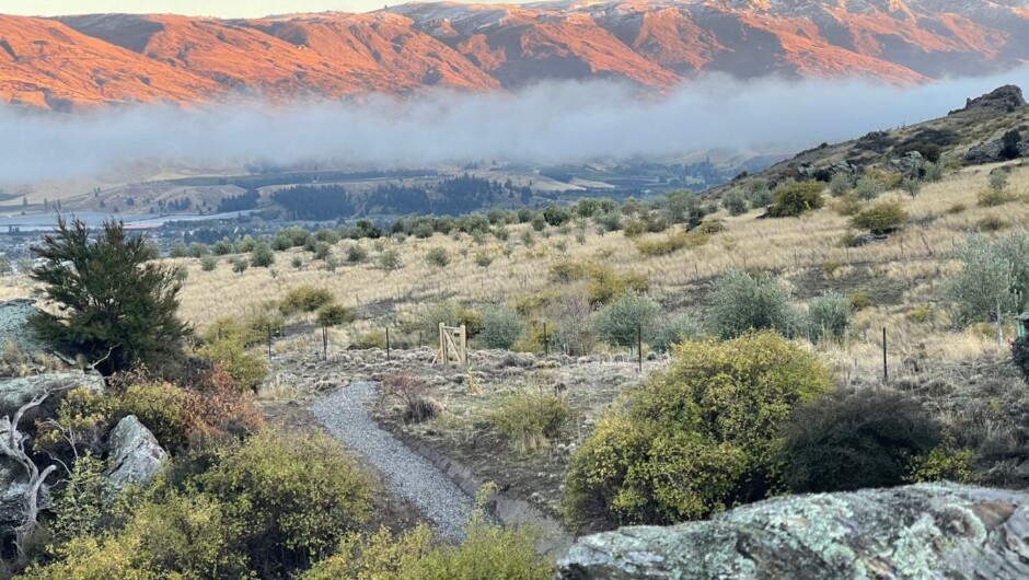 The sky is ever-changing, the colours are subtle yet startling in the barren beauty of the landscape.