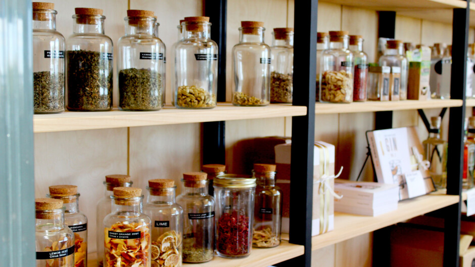 The botanical library at Gin School