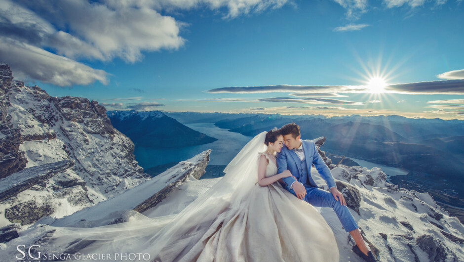 Sunset over Remarkables