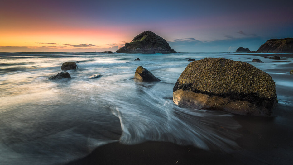 Taranaki coastline