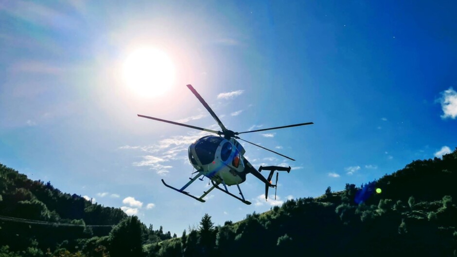 Enjoy a spectacularly scenic helicopter ride over the Whanganui National Park