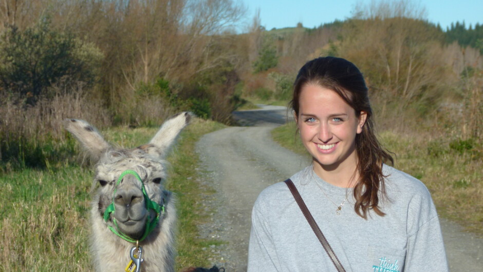 Guest on Taster Llama Trek - Kaikoura Llama Trekking