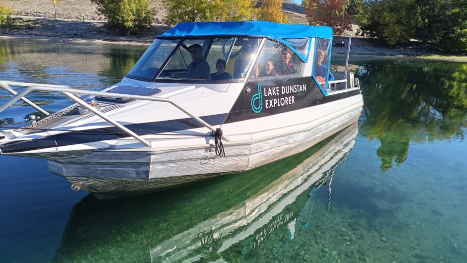 Arriving back in Cromwell. nzbiketrails picks up guests being shuttled back to Wanaka.