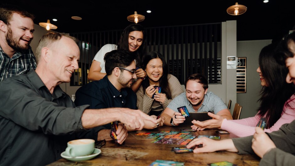 Board games are best with friends! Catch up with your friends or make new ones