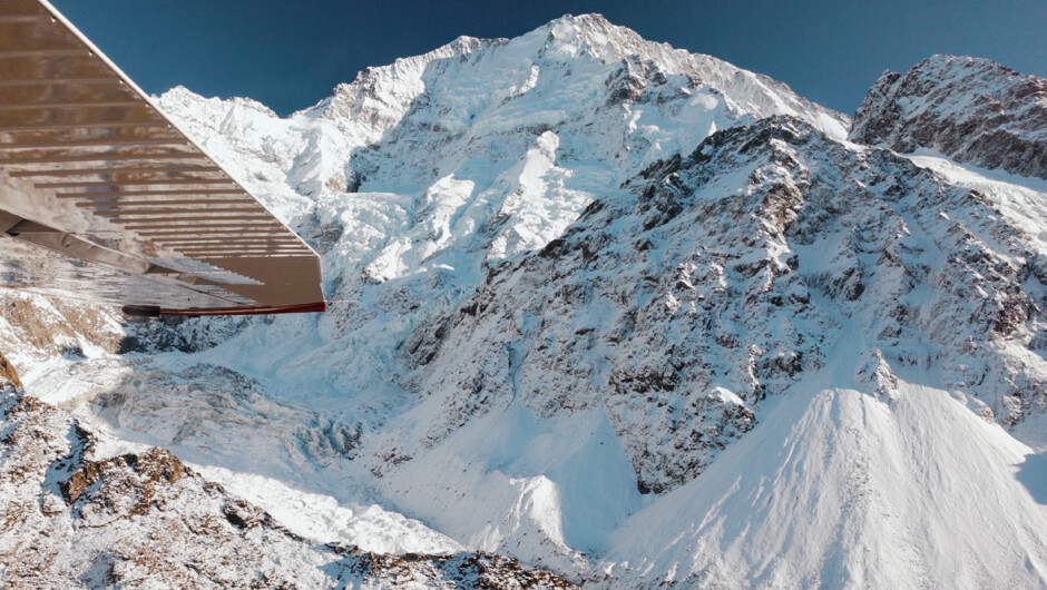 Alpine views from a guaranteed window seat with Glenorchy Air.