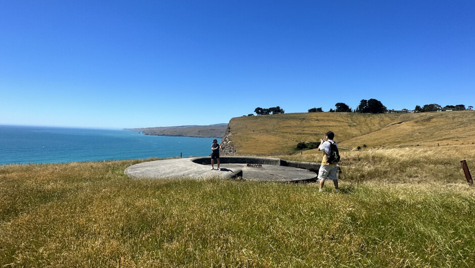 WWII coastal defense battery