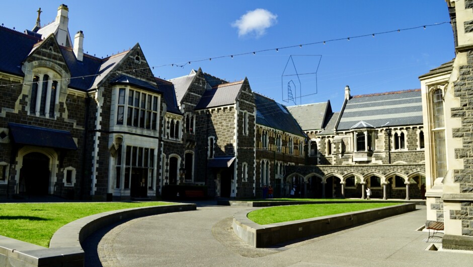 A walk with Coffee and history of the beautifully restored Arts Centre.