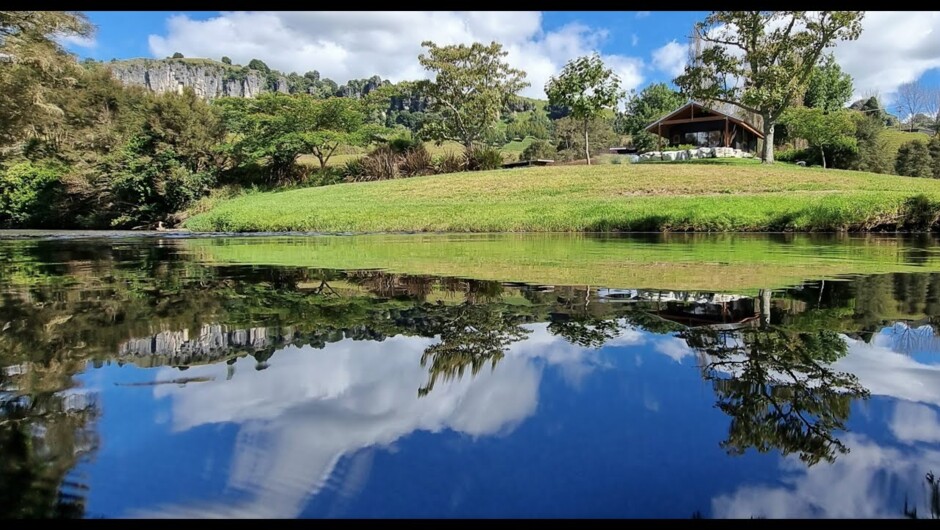 Modern waterfront cabin in rural New Zealand. Stunning holiday accommodation - exclusively yours.