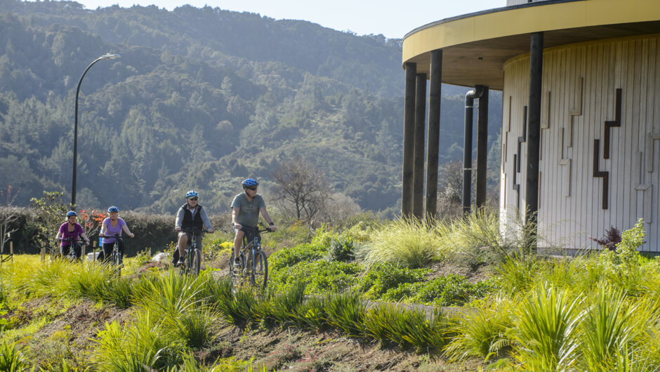 Te Hononga Centre in Kawakawa - a perfect place to take a break and admire this community project!