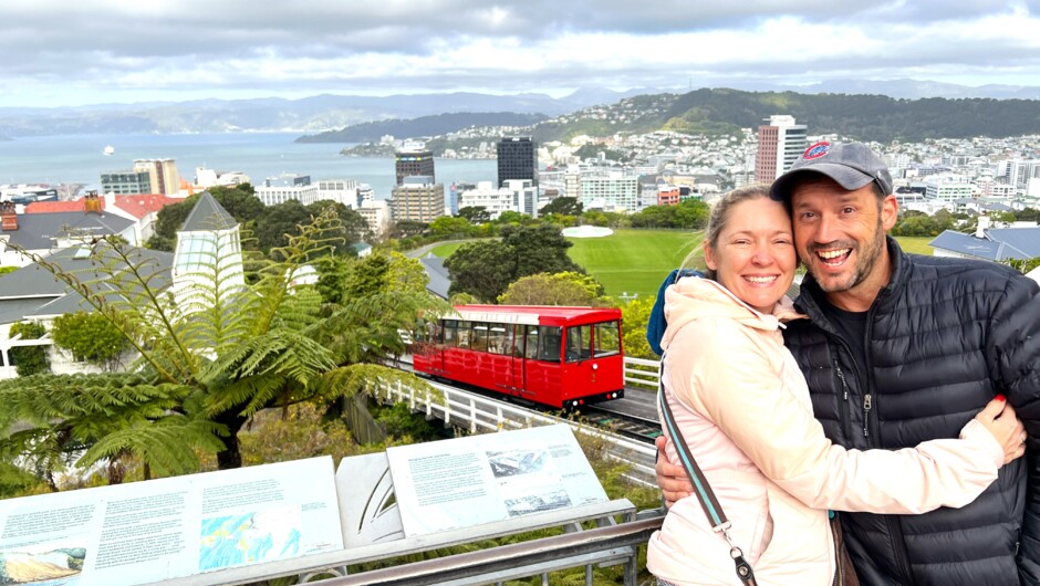 Put yourself in the iconic Wellington photo. Cable car ride included.