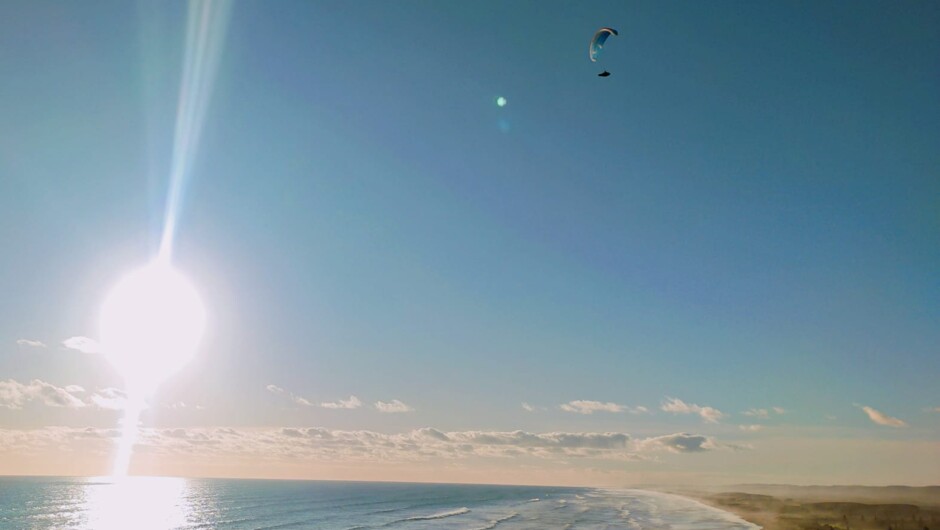 PG2 training in flight with the instructor