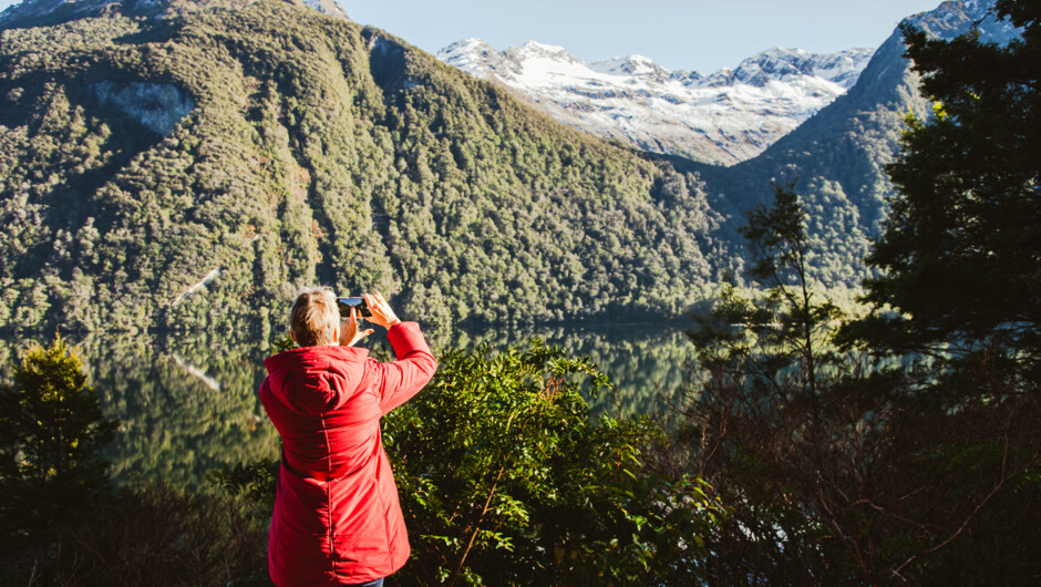 Mirror Lakes on the Milford Road with Altitude Tours