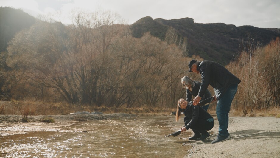 Optional gold panning